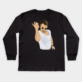 Salt Bae Kids Long Sleeve T-Shirt